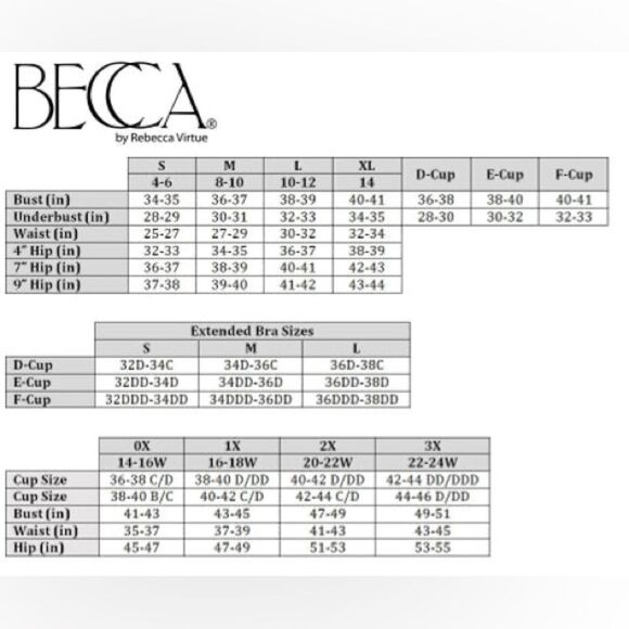 BECCA Women's Line in the Sand One-Piece Swimsuit Blue L swimwear - Picture 16 of 16